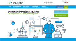 Desktop Screenshot of certcenter.com