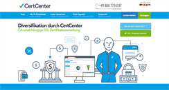Desktop Screenshot of certcenter.de